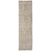 Network Rugs Silver Harlow Parker Hand-Loomed Jute Runner
