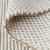 Network Rugs Cream Harlow Cove Hand-Loomed Wool-Blend Runner