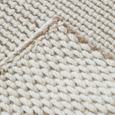 Network Rugs Cream Harlow Cove Hand-Loomed Wool-Blend Runner