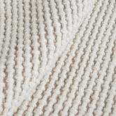 Network Rugs Cream Harlow Cove Hand-Loomed Wool-Blend Runner