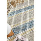 Network Rugs Jean Blue, Yellow &amp; Grey Hand Loomed Rug