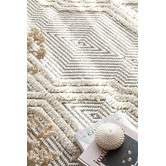 Network Rugs Mitchell Bone &amp; Black Hand Loomed Rug