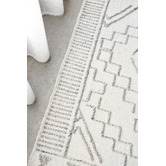 Network Rugs Natural White &amp; Grey Textured Ida Rug