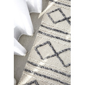 Network Rugs Emilee Natural White Hand Woven Flatweave Wool &amp; Viscose Rug