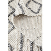 Network Rugs Emilee Natural White Hand Woven Flatweave Wool &amp; Viscose Rug