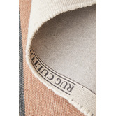 Network Rugs Peach &amp; Denim Wool Textured Astrid Rug