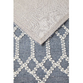 Network Rugs Denim &amp; Natural Upcycled Textured Vera Rug