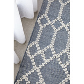 Network Rugs Denim &amp; Natural Upcycled Textured Vera Rug