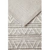 Network Rugs Grey Textured Alva Wool Rug