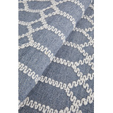 Network Rugs Denim &amp; Natural Upcycled Textured Vera Rug