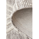 Network Rugs Grey Textured Alva Wool Rug