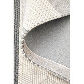 Network Rugs Jerrold Grey Hand Woven Flatweave Wool &amp; Viscose Rug