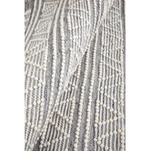 Network Rugs Natural White &amp; Grey Textured Alva Wool Rug