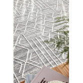 Network Rugs Grey &amp; White Textured Ines Wool Rug