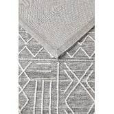 Network Rugs Grey &amp; White Textured Ines Wool Rug