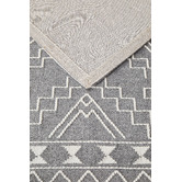Network Rugs Grey &amp; Natural White Textured Ida Rug