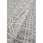 Network Rugs Grey &amp; White Textured Ines Wool Rug