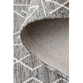 Network Rugs Grey &amp; White Textured Ines Wool Rug