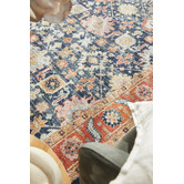 Network Rugs Navy &amp; Rust Power-Loomed Transitional Rug