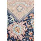 Network Rugs Navy &amp; Rust Power-Loomed Transitional Rug
