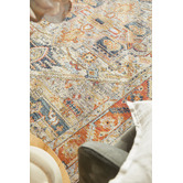 Network Rugs Rust Power-Loomed Transitional  Rug