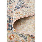 Network Rugs Salmon Power-Loomed Transitional  Rug