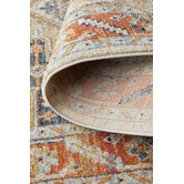 Network Rugs Rust Power-Loomed Transitional  Rug