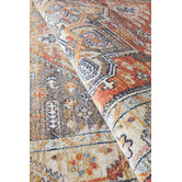 Network Rugs Terracotta Power-Loomed Transitional  Rug