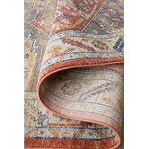 Network Rugs Terracotta Power-Loomed Transitional  Rug