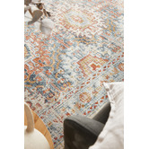 Network Rugs Multi-Coloured Power-Loomed Transitional Rug