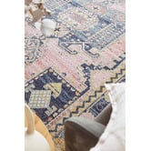 Network Rugs Red Power-Loomed Transitional  Rug