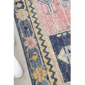 Network Rugs Red Power-Loomed Transitional  Rug
