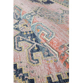 Network Rugs Red Power-Loomed Transitional  Rug