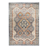 Network Rugs Rust &amp; Beige Power-Loomed Transitional Rug