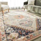 Network Rugs Autumn Power-Loomed Transitional Round Rug