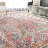 Network Rugs Crimson Power-Loomed Transitional Rug