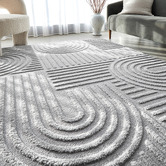 Network Rugs Silver Elowen Contemporary Rug