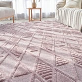 Network Rugs Pink Nina Contemporary Rug
