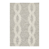 Network Rugs Mitchell Bone &amp; Black Hand Loomed Rug