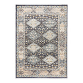 Network Rugs Navy &amp; Sky Blue Power-Loomed Transitional Rug