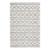 Network Rugs Emilee Natural White Hand Woven Flatweave Wool &amp; Viscose Rug
