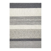 Network Rugs Jerrold Grey Hand Woven Flatweave Wool &amp; Viscose Rug