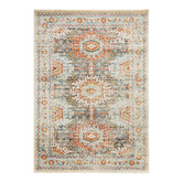 Network Rugs Multi-Coloured Power-Loomed Transitional Rug