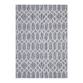 Network Rugs Denim &amp; Natural Upcycled Textured Vera Rug