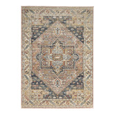 Network Rugs Salmon Power-Loomed Transitional  Rug