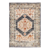 Network Rugs Ecru Power-Loomed Transitional Round Rug