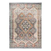 Network Rugs Rust &amp; Beige Power-Loomed Transitional Round Rug