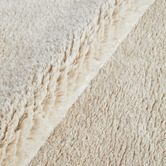 Network Rugs Beige Cleo Ultra Plush Machine Washable Rug