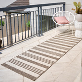 Network Rugs Taupe Alvi Newport Indoor/Outdoor Runner