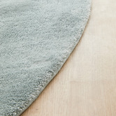 Network Rugs Powder Blue Jelly Bean Machine Washable Rug